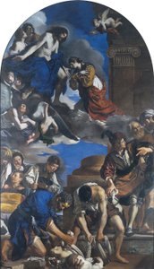 Burial of Saint Petronilla by Giovanni Francesco Barbieri